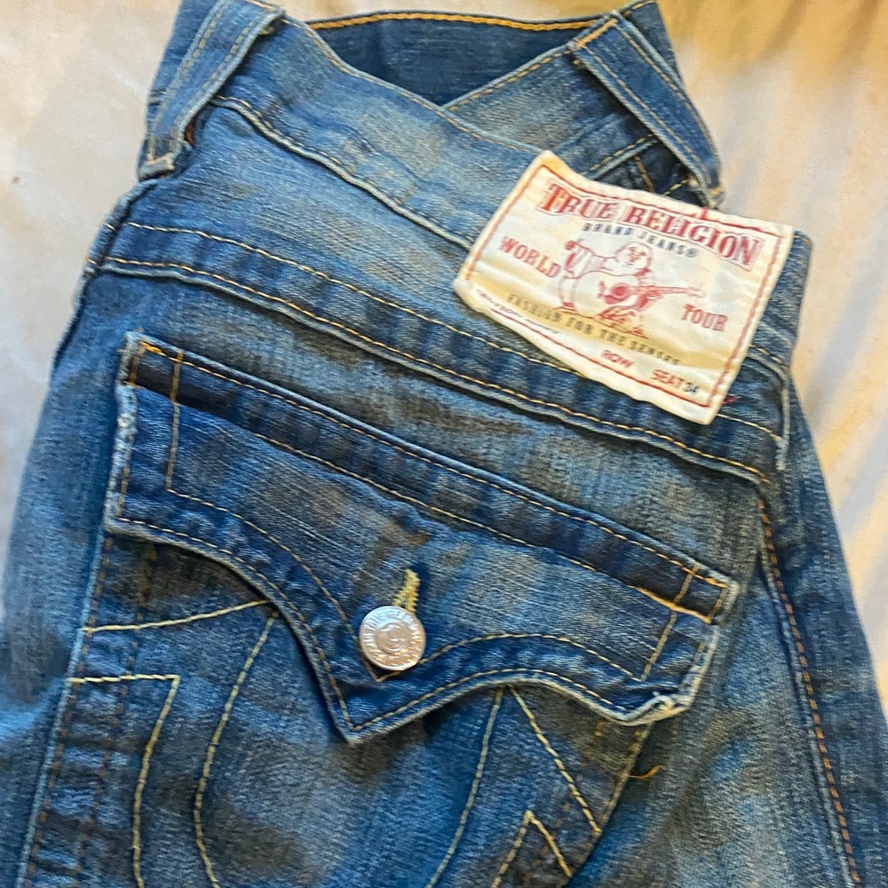 True Religion Blue Relaxed Men Jeans